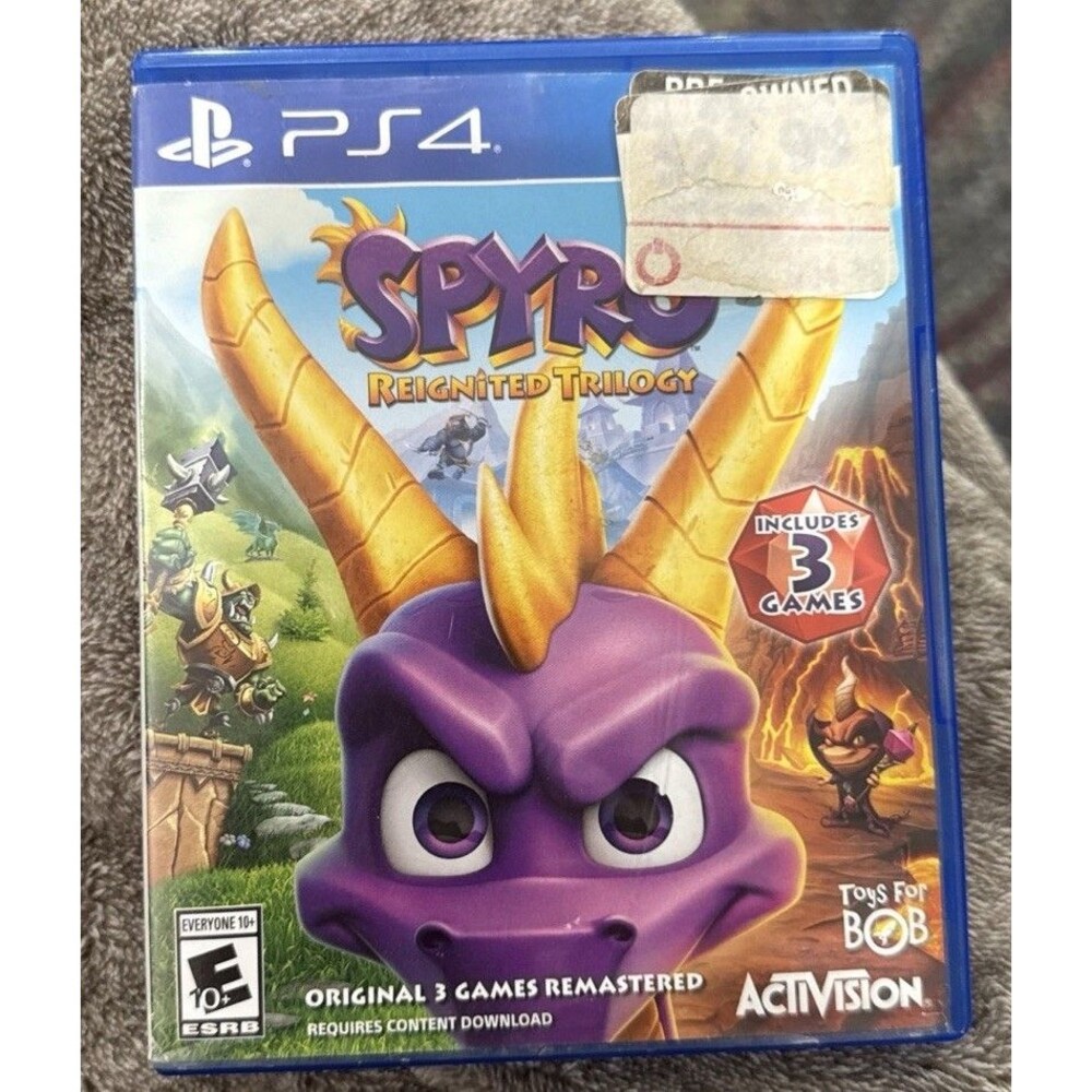 Spyro Reignited Trilogy Sony PlayStation 4 PS4 Remastered 3 Games